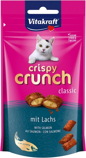 Vitakraft Crispy Crunch Λιχουδιές με Σολομό για Γάτα