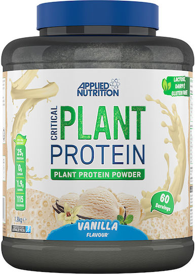 Applied Nutrition Critical Plant Χωρίς Γλουτένη & Λακτόζη με Γεύση Vanilla 1.8kg