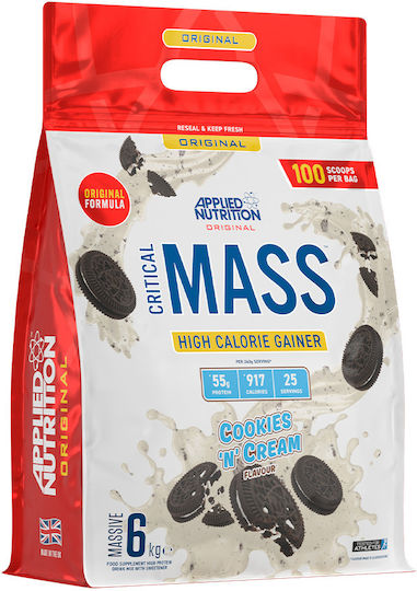 Applied Nutrition Critical Mass Original with Creatine & Flavor Cookies N' Cream 6kg