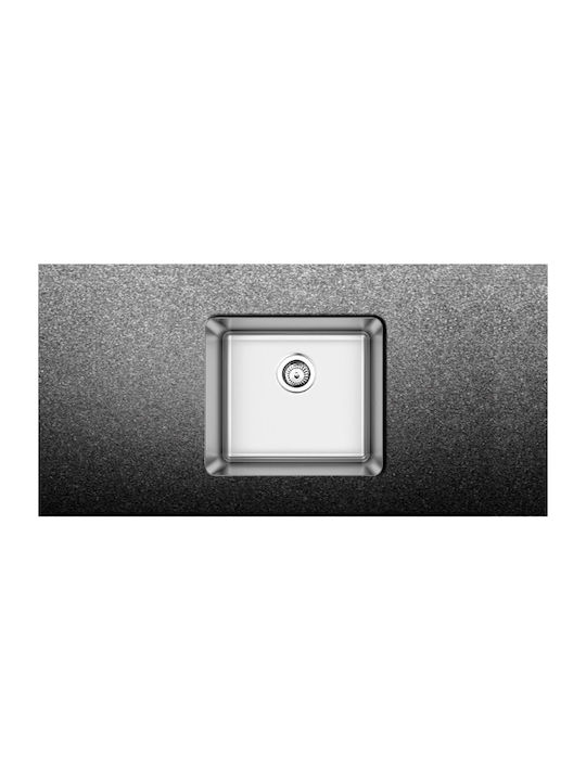 Apell Unterbau Spüle Inox Satiniert B49xT44cm Silber