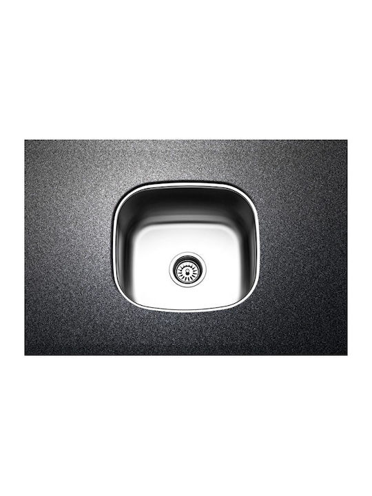 Apell Undermount Sink Inox Satin W42.5xD40cm Silver