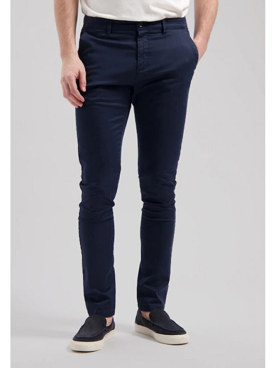 Trousers Chino in Slim Fit Navy Blue