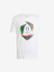 Adidas Ball T-shirt Bărbătesc cu Mânecă Scurtă Alb