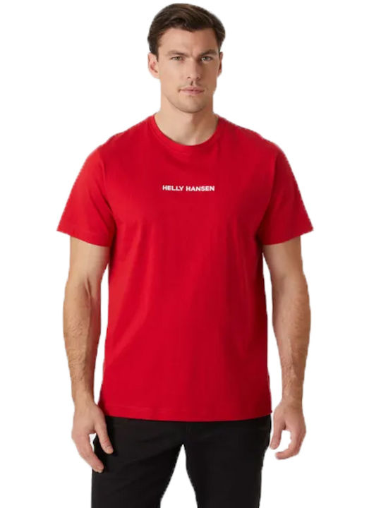 Helly Hansen Ανδρικό T-shirt Κοντομάνικο Red