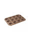 Zenker Φόρμα Ζαχαροπλαστικής για Cupcakes/Muffins 12 Θέσεων 38.5x26.5εκ. Gold 12τμχ
