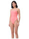 4F One-Piece Swimsuit Pink