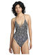 Crossback Onepiece Swimsuit Αθλητικό Ολόσωμο Μαγιό Μαύρο