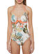 One-Piece Swimsuit Floral