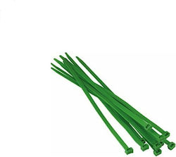 Sapiselco Legături Cablu Din Plastic 200mmx4.5mm În Culoare Verde 100 Bucăți