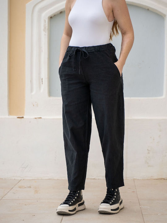 Crossley Women's Fabric Trousers Black