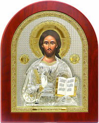 Jesus Christus Hölzernes Heiligenikone 11.5x13.5cm