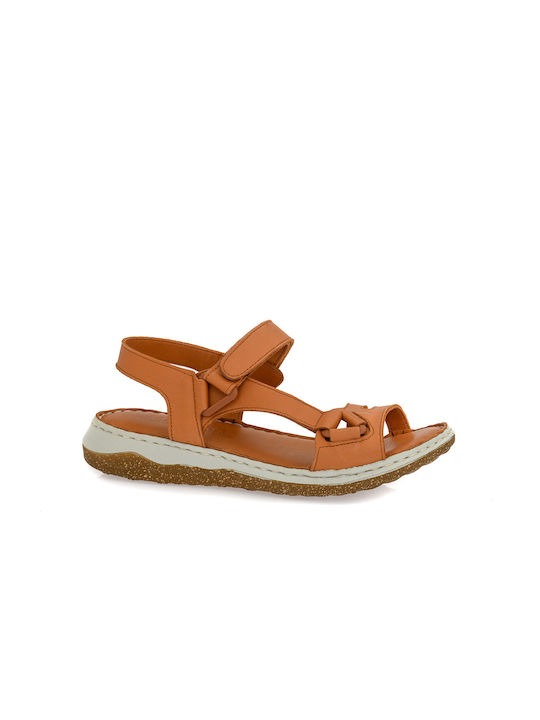 Manlisa Anatomic Leather Women's Sandals Tabac Brown