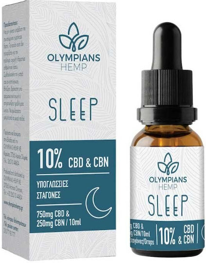 Olympians Hemp Hanfprodukt zur Reduzierung von Ängsten mit 10% CBD 10ml