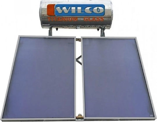 Wilco Ηλιακός Θερμοσίφωνας 200lt Glass Διπλής Ενέργειας 4τ.μ. Επιλεκτικός