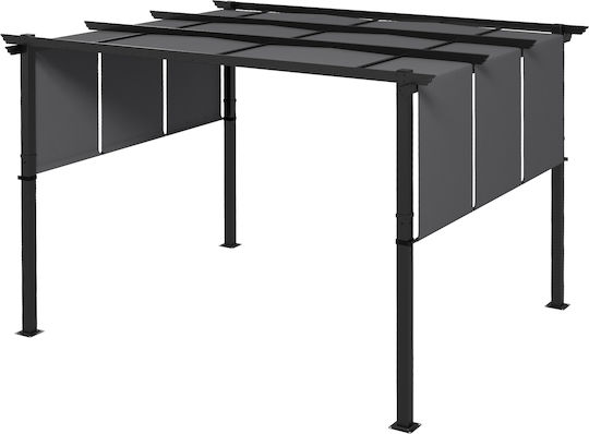 Garden Pergola Gazebo Pergola in Grey Colour 350x350cm