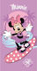 Borea Kinder-Strandtuch Flieder Minnie 140x70cm