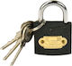Geko Steel Padlock Brass with Key 32mm Gray 1pcs