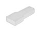 Caly White Pvc Covers Женски сгъваеми клеми Fast-on 6,3mm 100pcs