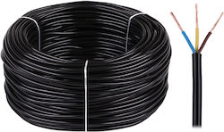 Electrical Cable Omy 3x0.75 300/300V Black