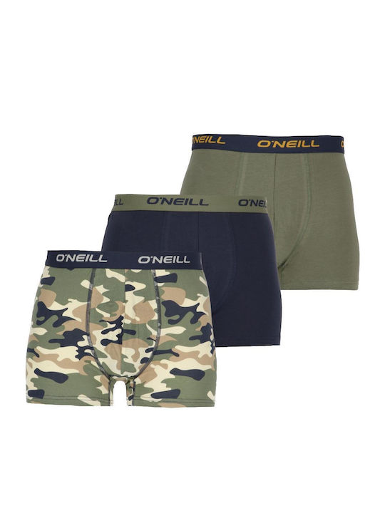 O'neill Ανδρικά Μποξεράκια Camo με Σχέδια 3Pack