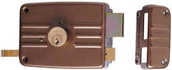 ISEO Lock Box in color Brown Right