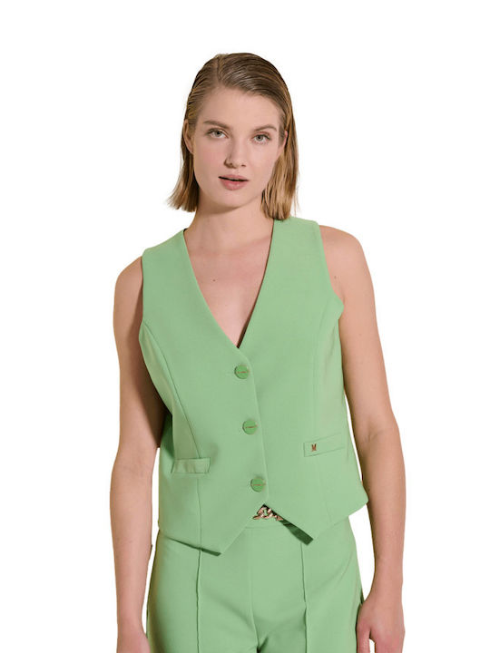 Matis Fashion Πράσινο Γυναικείο Γιλέκο