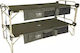 Folding Bed Guest & Folding Bed Campaign Single Green