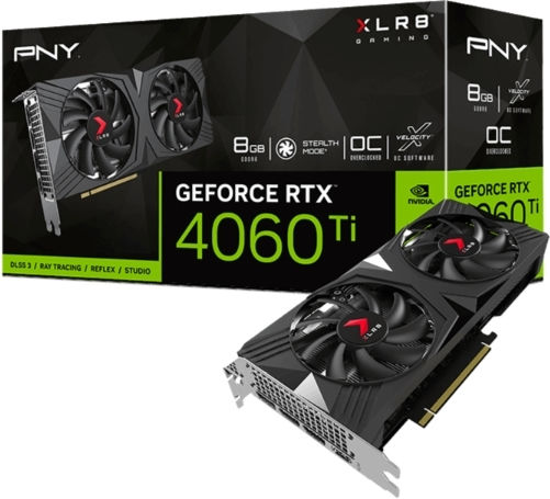 PNY GeForce RTX 4060 Ti 8GB GDDR6 VERTO OC Placă Grafică