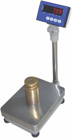 ICS BSP Elektronisch Balkenwaage mit Säule mit einer Wiegekapazität von 100kg und einer Unterteilung von 10gr