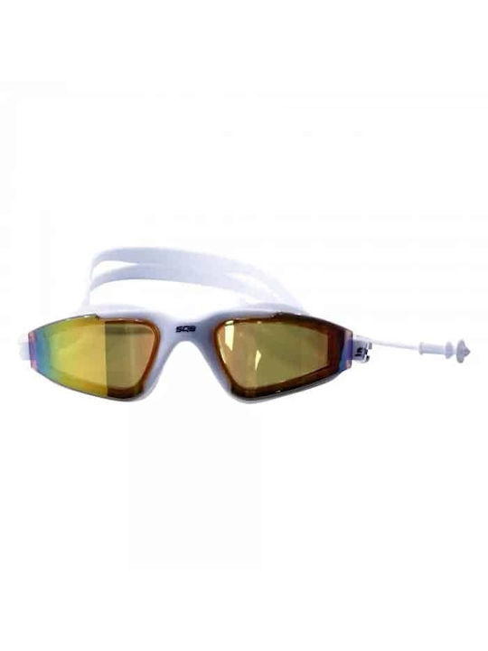 Squba Swimming Goggles Adults White