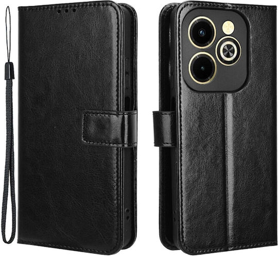Wallet Δερματίνης / Πλαστικό / Σιλικόνης Μαύρο (Realme Note 50)