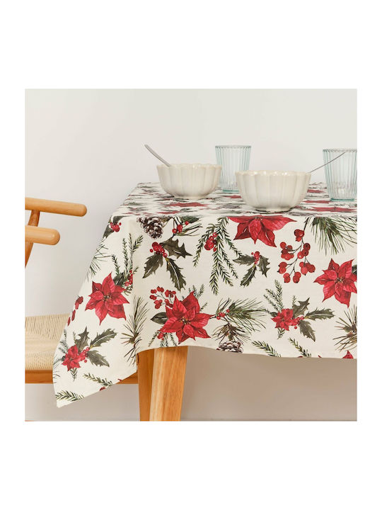 Mauré Christmas Tablecloth Fabric L200xW140cm 1pcs