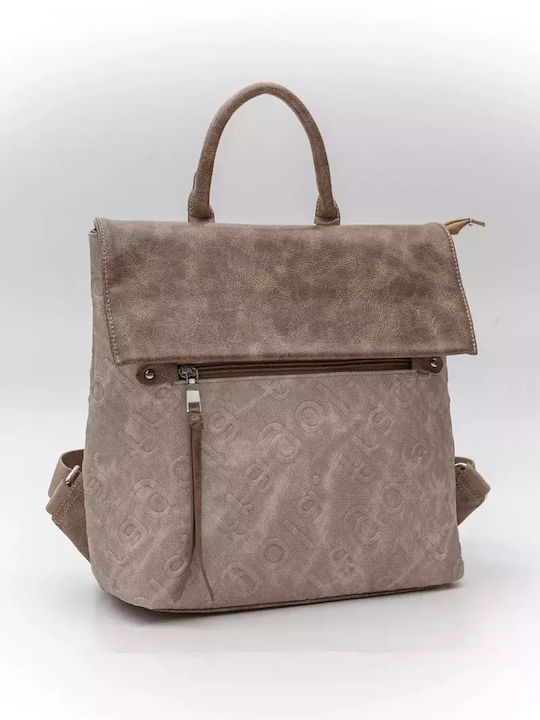 Fragola Damen Tasche Rucksack Beige