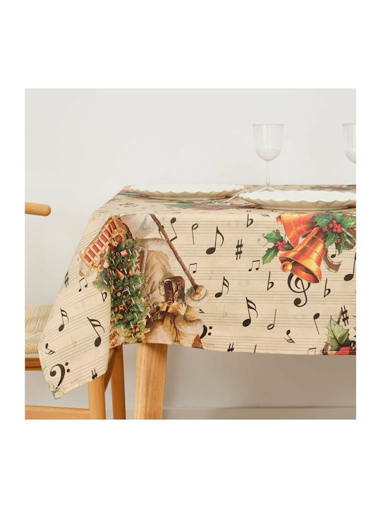 Mauré Christmas Tablecloth Fabric L300xW140cm 1pcs