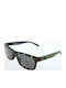 adidas Wayfarer Unisex Sunglasses with Brown Tartaruga Plastic Frame and Gray Lens