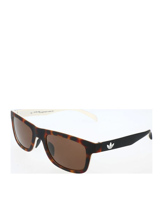 adidas Unisex Sunglasses with Brown Tartaruga Plastic Frame and Brown Lens AOR005-148001