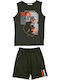 Kids' Set with Shorts Summer 2pcs Black
