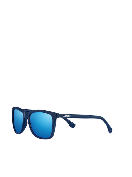 Zippo Sonnenbrillen mit Blau Rahmen und Blau Spiegel Linse OB223-5