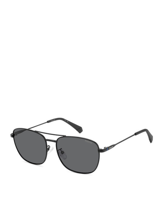 Polaroid Ochelari De Soare Pentru Bărbați Cu Ramă Metalică Neagră Și Lentile Polarized Gri PLD4172/G 003/M9
