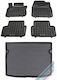 Rezaw Plast Trunk Mats 5pcs Tray Type for Mazda CX-30 2019+ Black