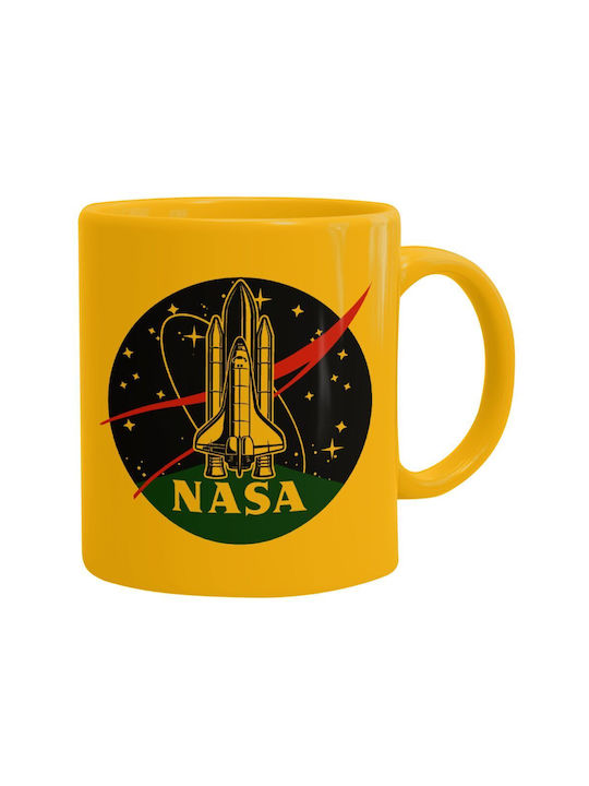 Koupakoupa Nasa Badge Mug Yellow 330ml