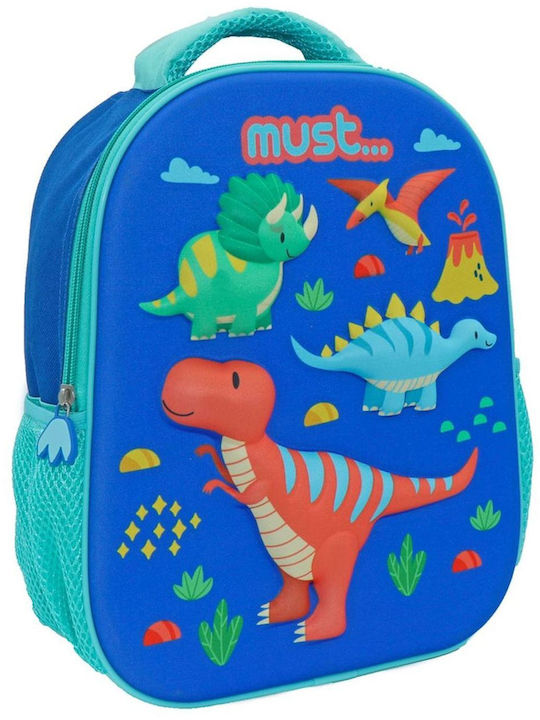 Must School Bag Backpack Kindergarten in Blue color 8lt