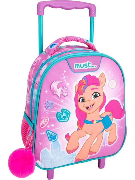 My Little Pony Trolley School Bag Large Rolling Backpack My Little
