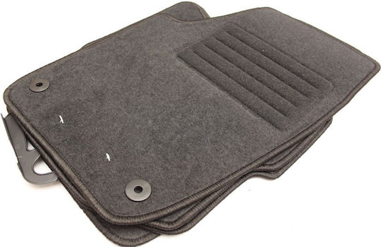 Petex Set of Front and Rear Mats 4pcs for Volkswagen Polo 2001-2009 Black
