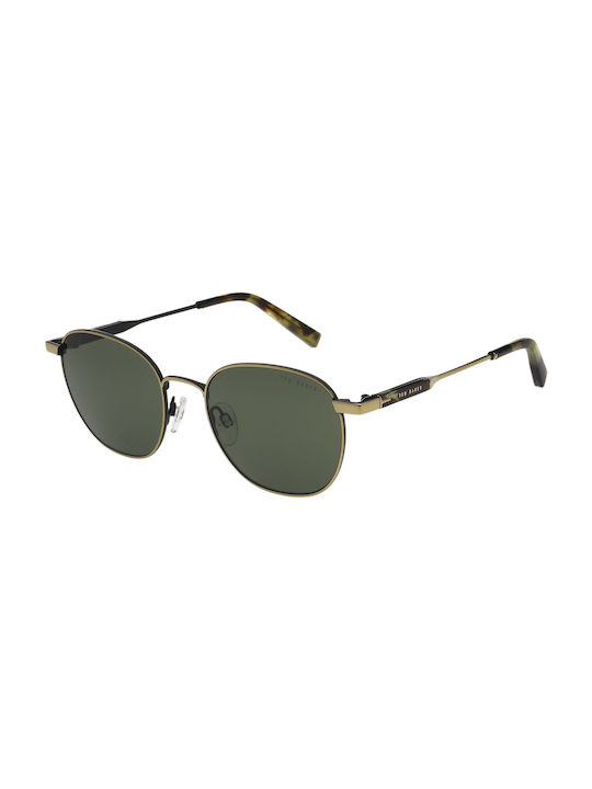 Ted Baker Sunglasses with Gold Metal Frame and Green Lens TB1714 011