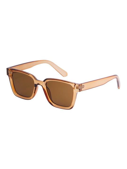 Jack & Jones Sunglasses with Brown Plastic Frame and Brown Lens 12251480