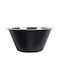 Excellent Houseware Bol de Servire Rotund Inox Negru cu Diametru 22buc