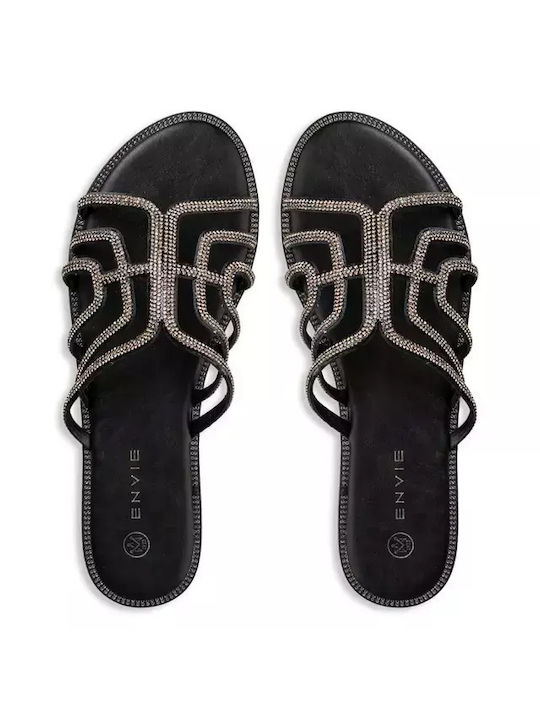 Envie Shoes Γυναικεία Σανδάλια σε Μαύρο Χρώμα