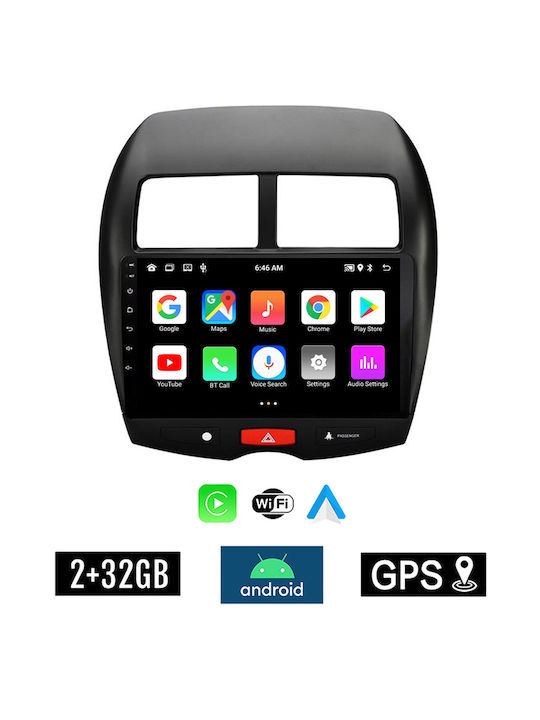 Kirosiwa Car Audio System for Peugeot 4008 2012-2018 (Bluetooth/USB/AUX/WiFi/GPS/Apple-Carplay/Android-Auto) with Touch Screen 10"