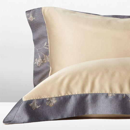 Charisma Kissenbezug-Set Oxford Rich Gold 52x78cm.